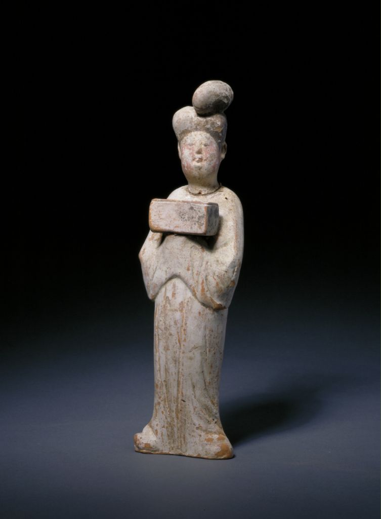 图片[1]-Pottery painted female figurines-China Archive